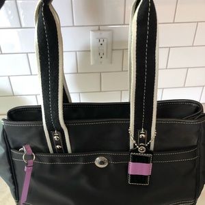 Black authentic Coach purse